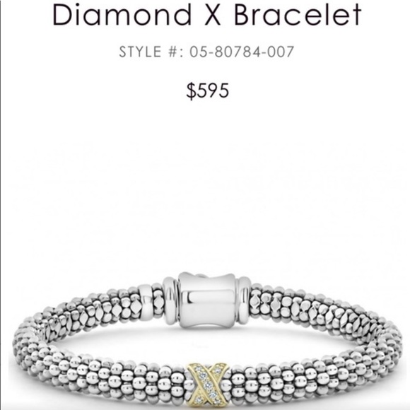 LAGOS Jewelry - LAGOS Two-Tone Diamond Bracelet